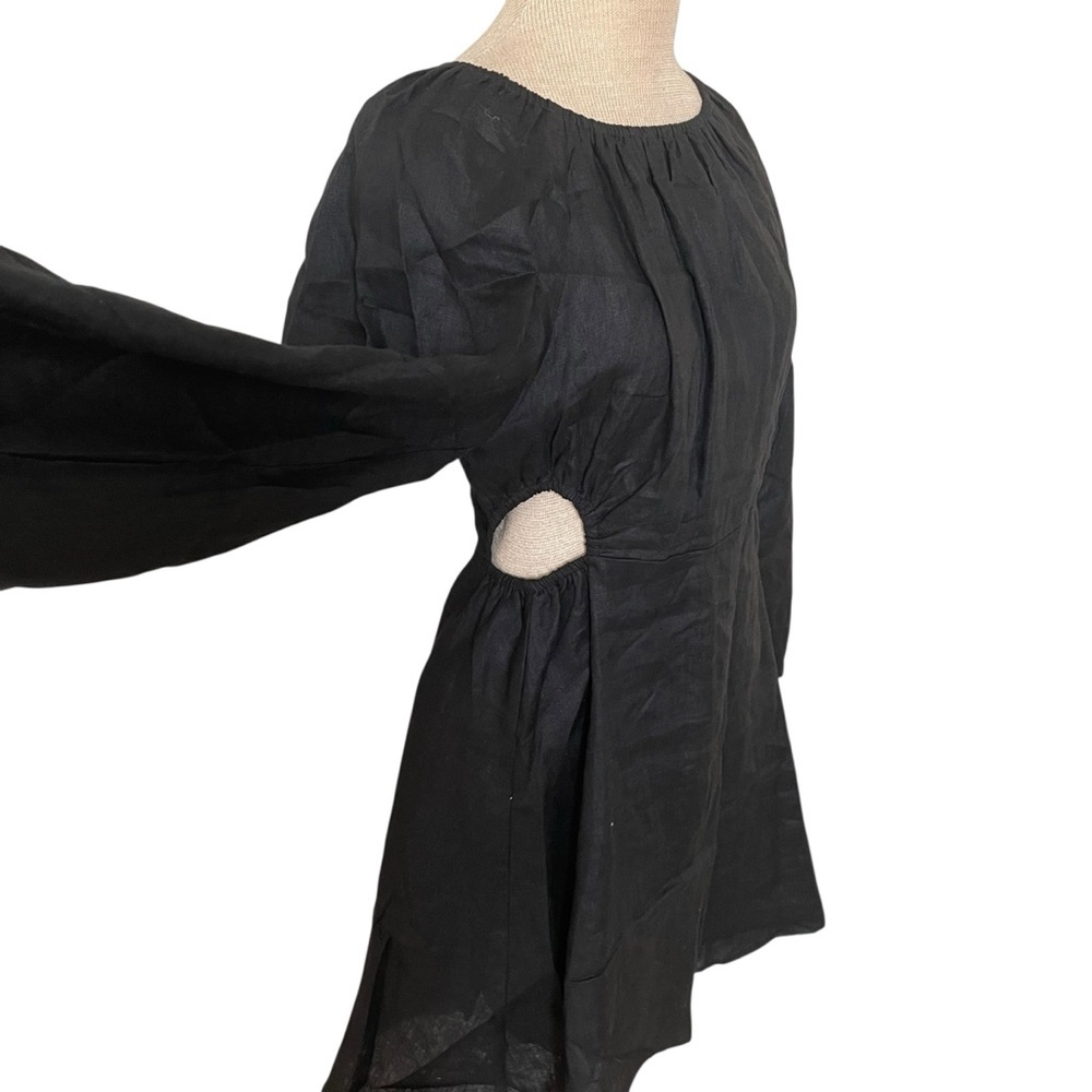 DISSH Black Long Sleeve Cut Out Dress Size 8 - Picture 3 of 10